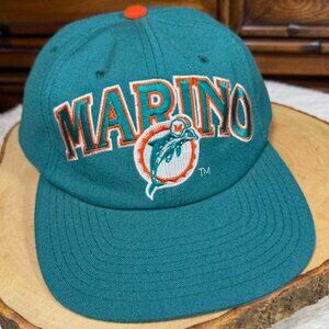 Vintage Starter x Team NFL Marino Miami Dolphins 100% Wool Adjustable Back Cap